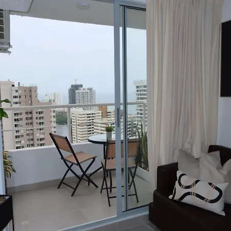 Apartamento Piso 32 Vista Al Mar Y Centro Histórico Cartagena